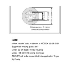 3X Oxygen Sensor AO-02 Gas Detector Compatible with AO2 AA428-210 AO2PTB-18.10