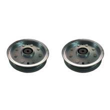 2X Idler Pulley 3/8 Inch Id X 4-7/8 Inch Od 12.4x2.8 956-04129 2020 Single Slot for MTD Cub Cadet Troy-Bilt Mower Parts