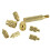 2X C245 Soldering Iron Tip Hot Melt Nuts Heat Insert Nut Adaptor Tips Embedded Insertion Indenter M2-M8 Indenter 10