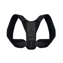Adjustable Posture Corrector for Men and Women, Small Back Brace for Pain Relief and Alignment, Black