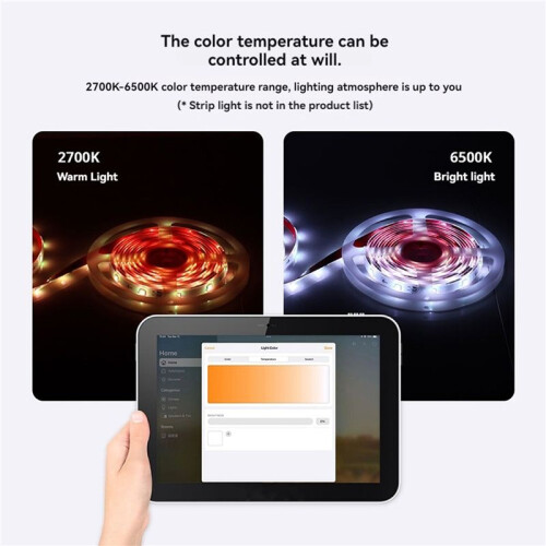 6X Matter Wifi LED Strip Light Controller CW Controller LED Strip Bixb/Siri/for  Home/for Alexa Control Support 2