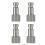 2X Kit de Conector Adaptador de Liberação Rápida para Aerógrafo com 4 Conexões Macho 1/8 Polegadas Macho para Badger-Aerógrafo 7