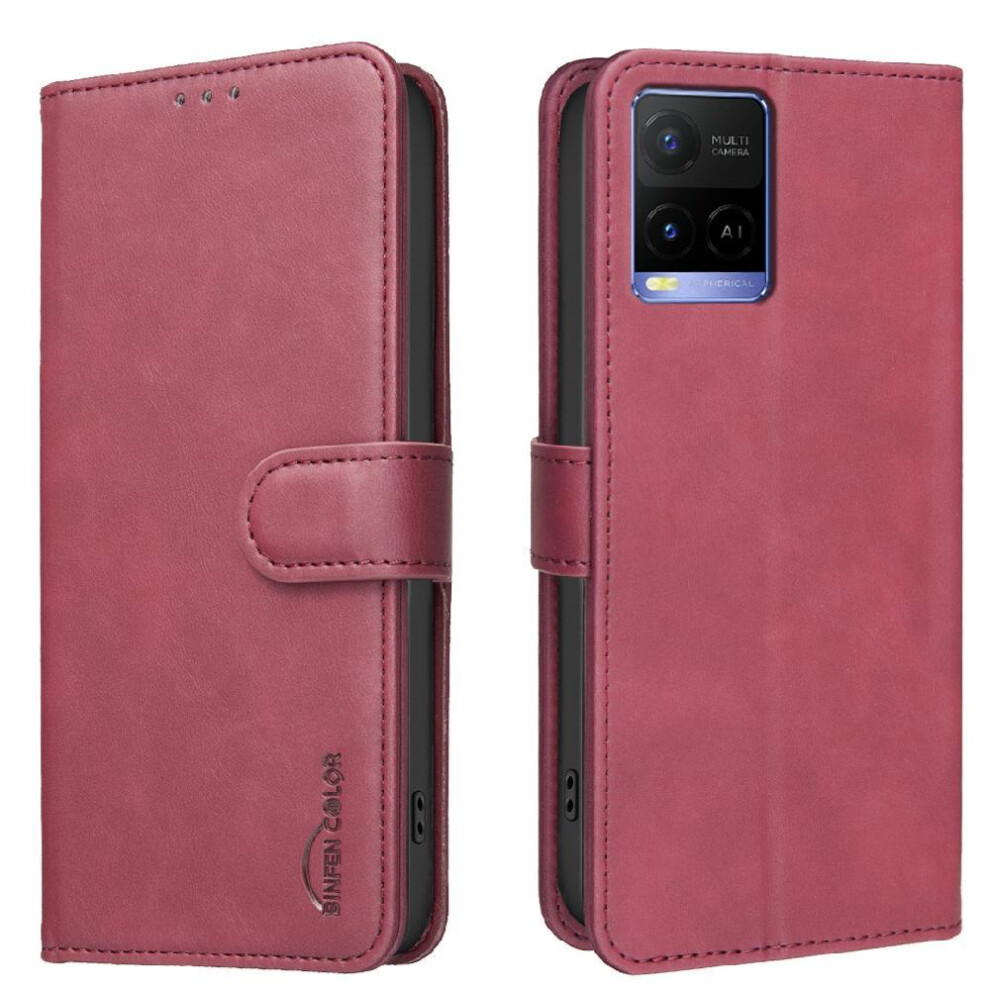 Phone Case For Vivo Y21 Drop Protection All Round Shockproof Convenient Kickstand Rfid Blocking Protection 764563347261
