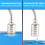 4PCS Fully Automatic Water Level Control Float Valve, Stainless Steel  Floating  Valve -1/2In Side Water Intake 4