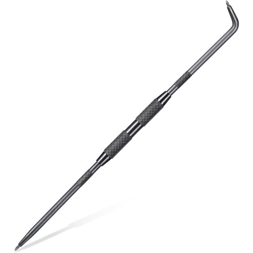 2X Double Pointed Scriber,Metal Scribe Tool Carbide Scribe Steel Point 2