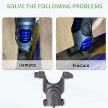 2X Draaiconnector voor de voor  V15 Detect Laser  V12 Slim Stofzuiger Laser Fluffy Cleaner  (Demontage-Onderdelen)