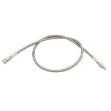 Tuyau D'Air Tressé en Acier Inoxydable Haute Pression, 91,4 cm (36 Po) de Long, Filetage 1/8 NPT, Pression de Service de 3 000 Psi