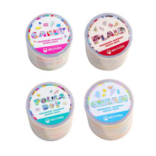 Mr. Paper 4-Roll Fragment Fantasy Tape - Glitter Sand PET Die-Cut