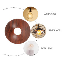 Camping Lampshade Replacement Outdoor Lantern Light Shade Plastic Lamp Cover for Camping Tent