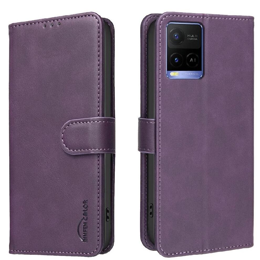 Phone Case For Vivo Y21 Drop Protection All Round Shockproof Convenient Kickstand Rfid Blocking Protection 764563347254