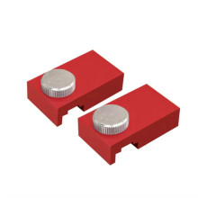 Woodworking Limiter for Track Saw Rails, with Center Indicator and Adjustment Wrench Woodworking Planer Guide Rail Stop