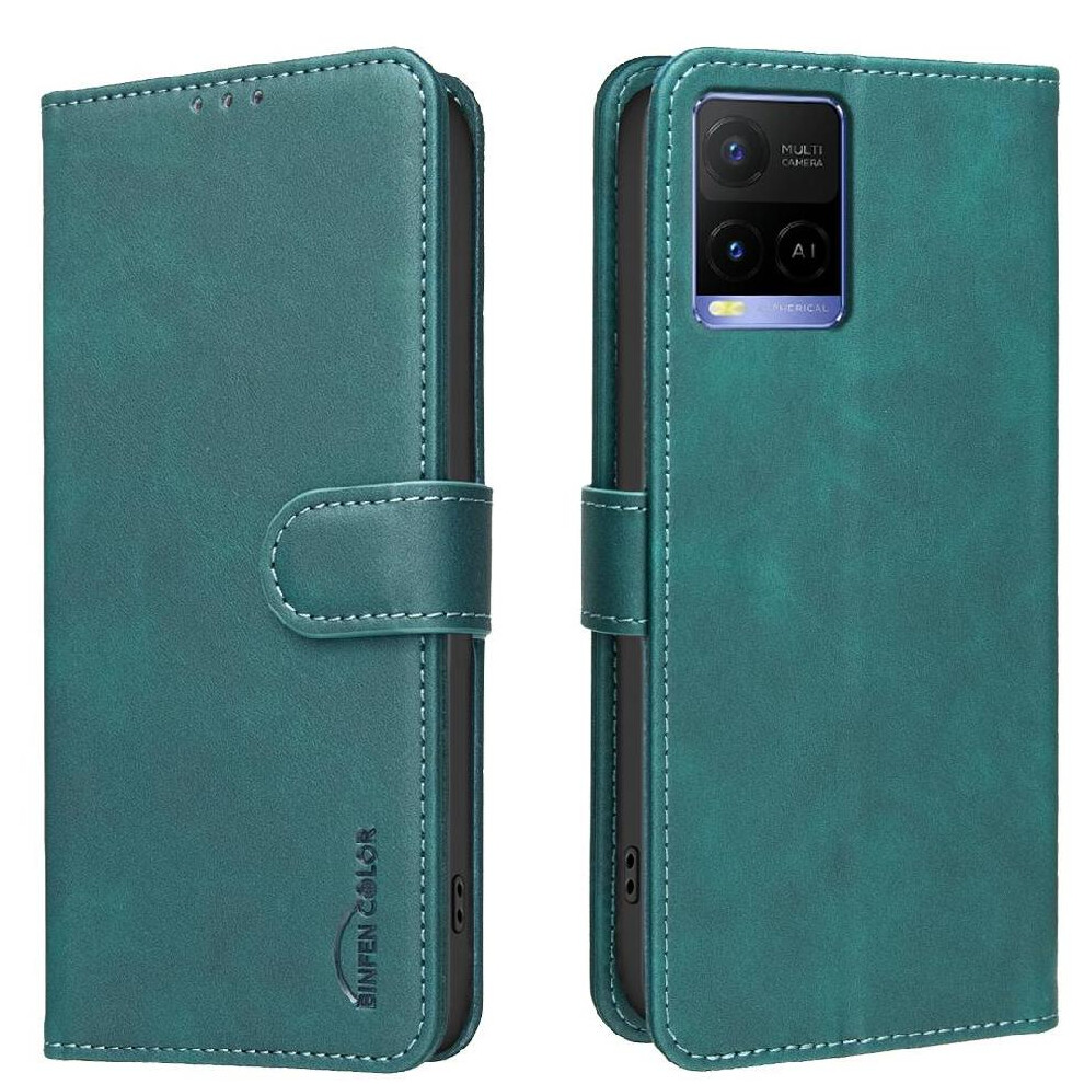 Phone Case For Vivo Y21 Drop Protection All Round Shockproof Convenient Kickstand Rfid Blocking Protection 764563347247