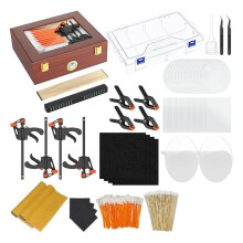 313Pcs Trading Card Cleaning Kit,Card Grading Flattening Kit for Collectors Collectible,Card Restoration Repair Fix Kit