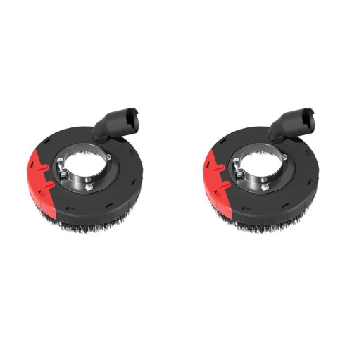 2X Cubierta Protectora para Amoladora Angular, para Amoladora Angular, para Amolar, Cortar y Recolectar Polvo de Hormigón y Piedra.