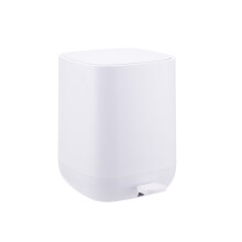 9L Square Pedal Bin - Plastic, Soft-Close Lid