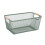 Square Metal Storage Basket with Handles 1