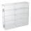 Car Display Box, 1:64 Scale, Suitable for Car Model Toys, 8-Compartment Shelf, Dustproof, Stackable Car Storage Box 1