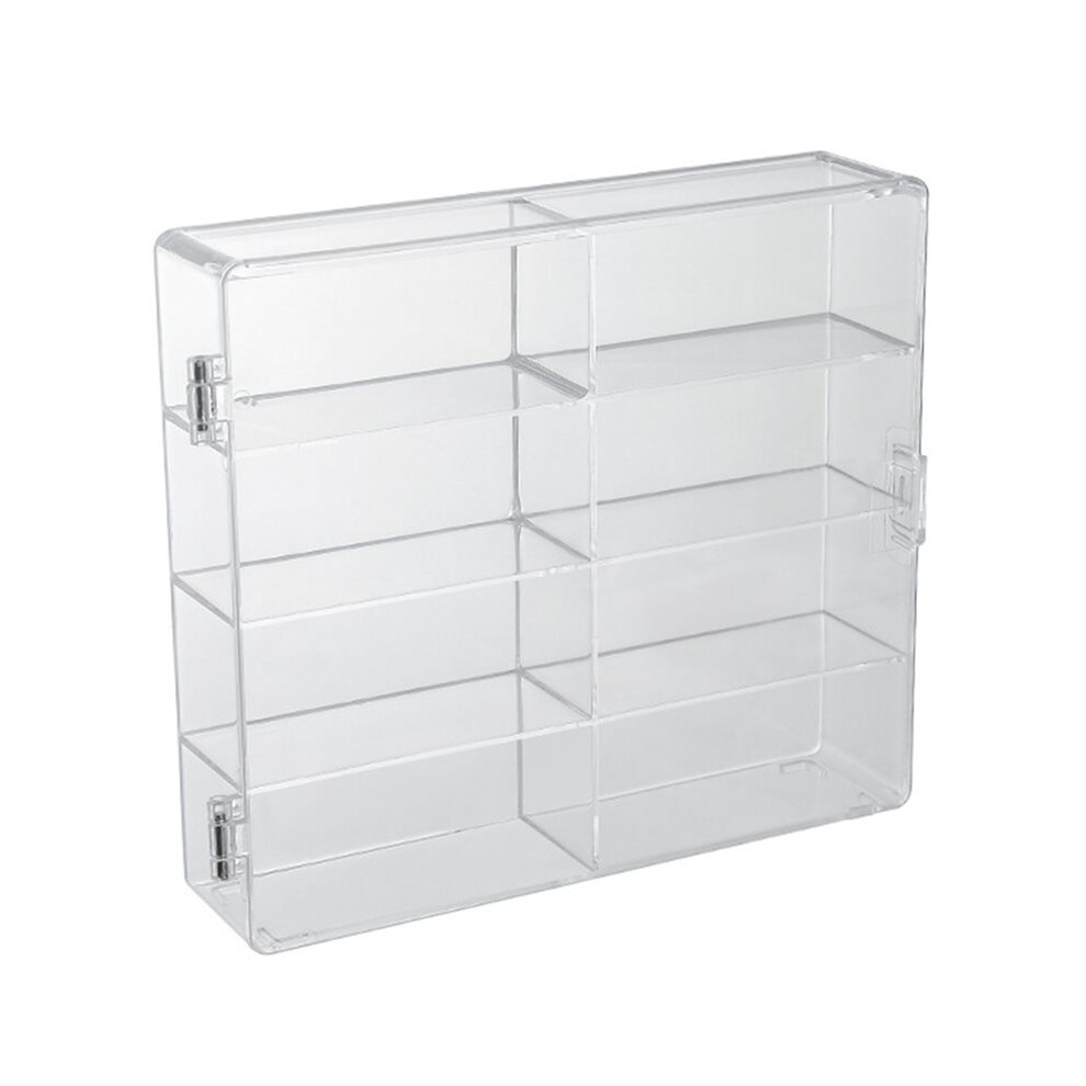 Car Display Box, 1:64 Scale, Suitable For Car Model Toys, 8-Compartment Shelf, Dustproof, Stackable Car Storage Box 4711580886194