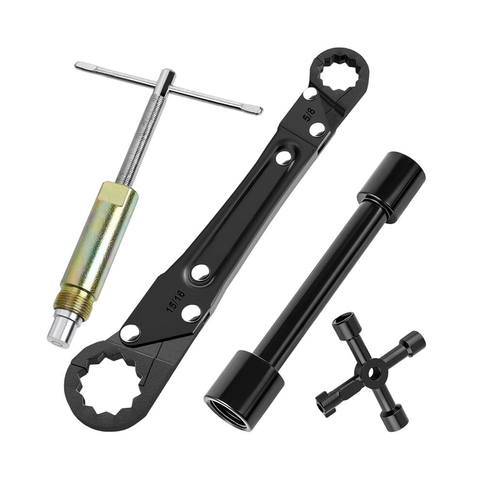 Plumbing Tools Angle Stop Removal Tool With 1/2 Compression Sleeve Puller, Quick Repair Plumbing Wrench Kit 6033145567477