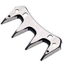 4 Tooth Blade Sheep Shears Convex Comb Cutter Shearing Clipper for Sheep Clipper Shears Scissorsd 1Pcs