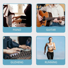 Small Metronome Quiet Metronome with Back Clip Small Trainer Exercise Metronome Device ABS Texture