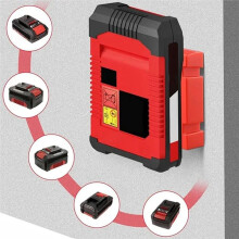Supporto da Parete per Batteria di Elettroutensili per Power X-Change 18V Agli Ioni di Litio.