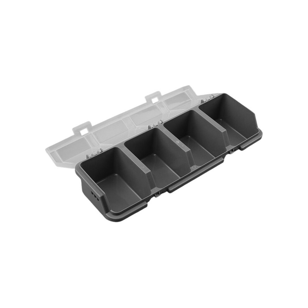 Photos - Other for Repair 3Pc Multi-Compartment Organizer Box for Screws, Small Parts Plastic Storage Case, Spot Screw Parts Box 3 X Gray