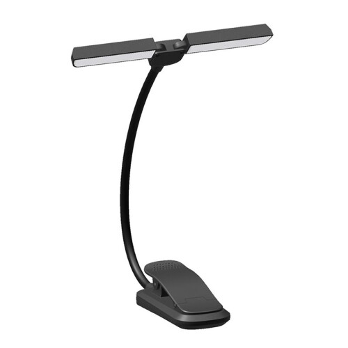 18 LED Rechargeable Book Light for Reading in Bed-3 Color Temperatures & Stepless Dimming&Memory Function,Foldable Panel