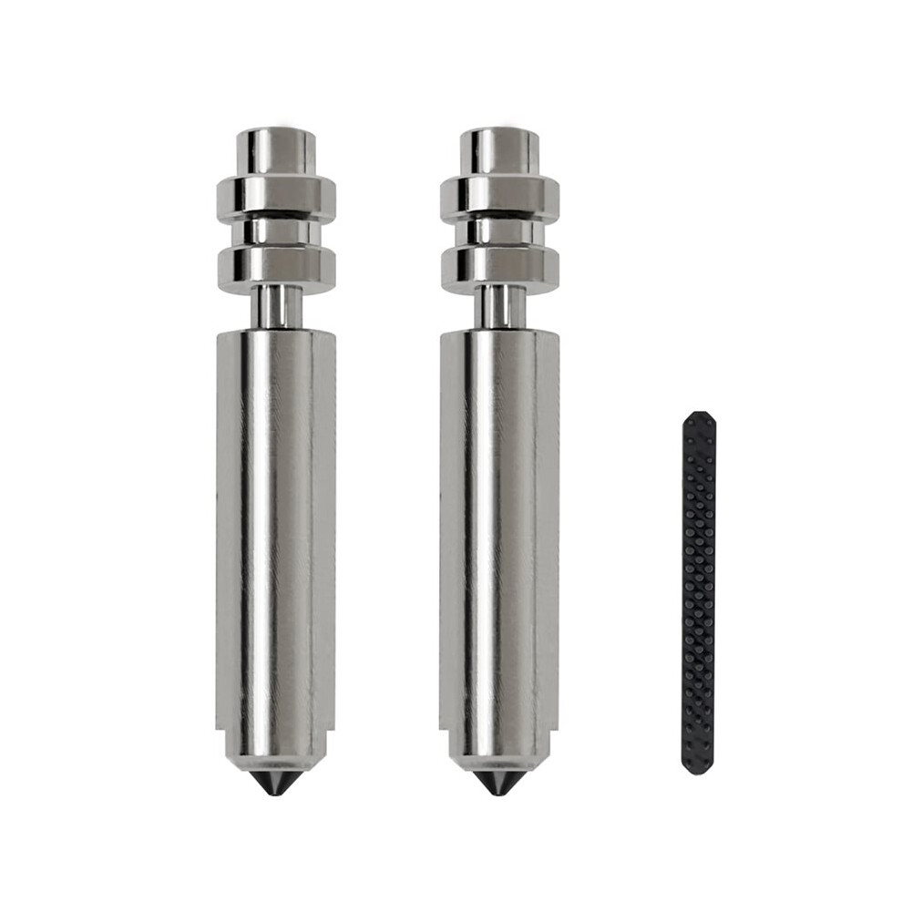 2Pcs 0.4Mm Bimetallic Integrated Hardened Steel Nozzle For Kobra X Hotend Nozzle With 1 Nozzle Wiper 6031861982031