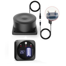 WiFi Ultrasonic Liquid Intelligent Level Sensor, Supports App Detection,Water Tank Tower Water Level Gauge EU Plug