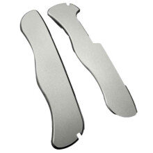 1 Paio di Toppe per Manico di Coltello da 111 mm In Lega di Titanio TC4, Toppa DIY per Manico di Coltello Tascabile Pieghevole da 111 mm