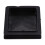 100mm X 100mm Plastic Ribbed Square End Caps Cover Tube Inserts 20 Pcs 1