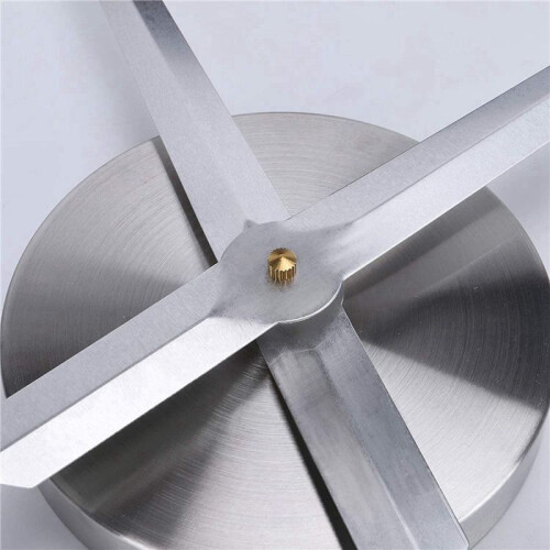 2X 3D Clock Hands,DIY Large Clock Movement Mechanism Needles,Wall Accessories Part Replacement,Silver