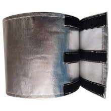 Aluminum and Fiberglasss Heat Shielding Universal Heat Shield 7 X 24 in Wrap Self Attaching