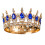 Classical Retro 8 Eye Princess Crowns Hair Accessory-DeepBlue 1