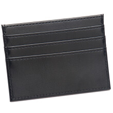 Elegant Business Card Holders PU Leather Card Wallet-Black