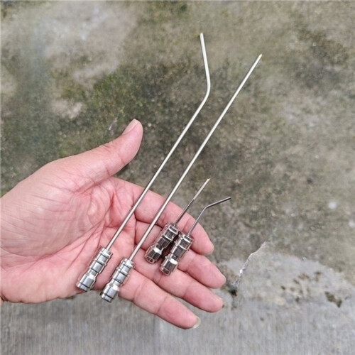 For Straight Side Spray Multi-Function Cleaning Needle High Pressure Water Gun Nozzle Adjustable Elbow 1/4 Quick Connect 2