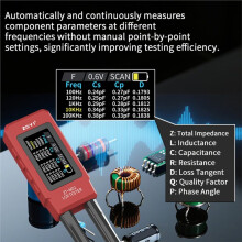 ZOYI ZTMD2 Intelligente Pincet Digitale Brugtester voor Het Meten van Weerstand, Capaciteit en Inductantie SMD-Meter