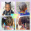 80 Pezzi di Perline Colorate A Forma di Cuore e Fiore per Trecce, Set di Perline per Bambini, Accessori per Dreadlock per Ragazze 6