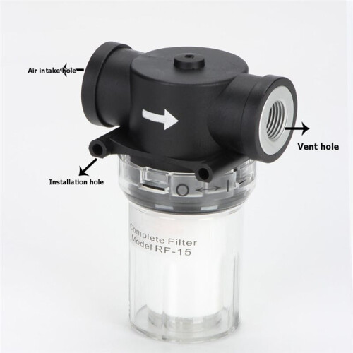 A40Z-RF-15/20 Large Flow Vacuum Pump Filter Detachable Negative Pressure Separation Pneumatic System Pump Protection 1
