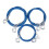 Car Tow Rope Auto Pull Roped Steel Wire Tow Ropd Traction Roping Trailer Pulls Rope with Hooks Car Emergency Tool A 2