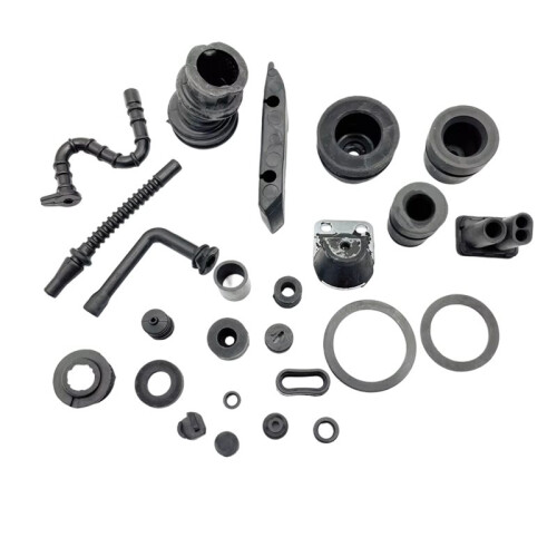 Complete Rubber AV Kit Full Rubber Kit AV Buffer Intake Impulse Fuel  for  MS660 066 Chainsaw 1