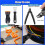 50Pcs 3D Printer Tool Kit for FDM/SLA Printers, Includes Nozzle Cleaning Kit,Scraper,Tool, Files, Brushes Kit with Case 3