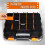 Tool Box with Transparent Lid, Double-Sided 34-Compartment Organizer with Removable Dividers, 2 Pack 3