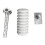 For Misol Plastic Shield for Sensors, Solar Radiation Shield Plastic-Cased Solar Radiation Shield 2