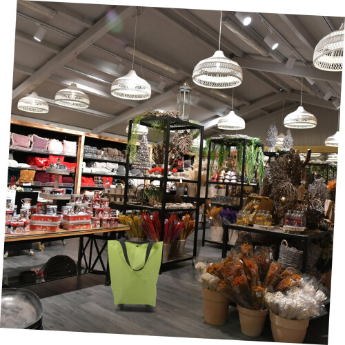 Rolling Shopping Trolley Bag Foldable Design Large Capacity with Smooth Wheels and Ergonomic Handle 1