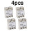 4pcs Solid State Relay SSR-40DA Relay Module SSR 40DA - Single Phase SSR 3-32V  to 5-60V  40A Load 2