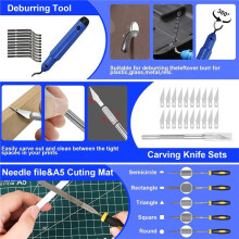 3D Printer Accessories, 3D Printing Tool Kit with Pliers, Files, Tweezers, Carving Knife, Cleaning Needles, Keys, Wrench