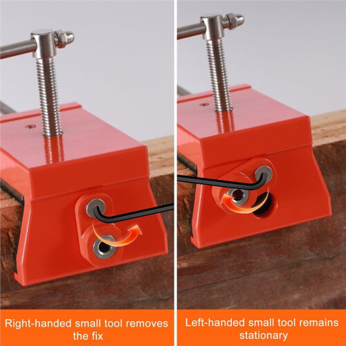 2PCS Cabinet Clamps with Built-in Drill Aligner for Easy Installation and Alignment 1
