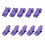 10 Adaptateurs Banane 4.0 Vers Cosses, Pinces ECG Vers Cosses, Câble de Dérivation 4